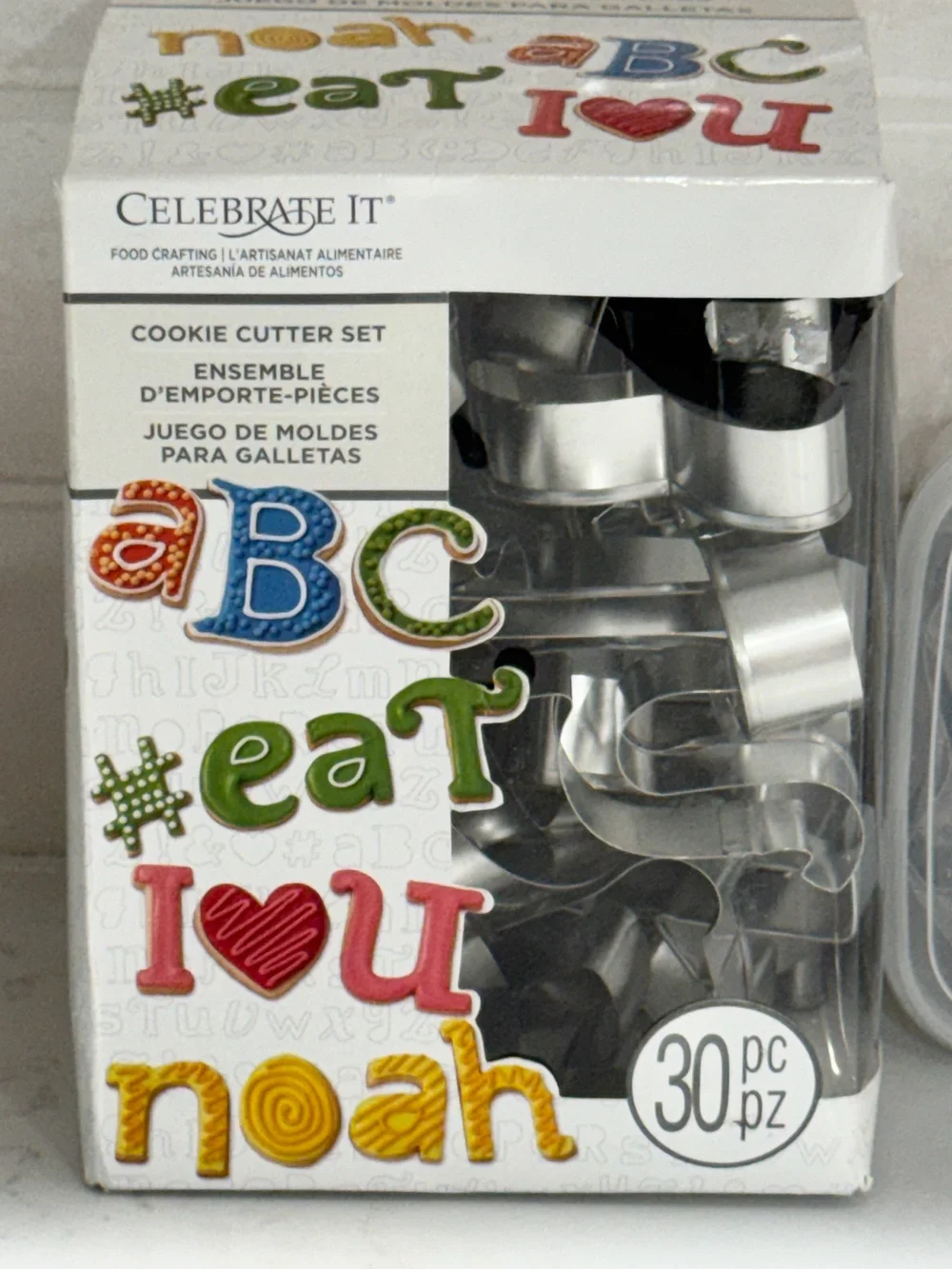 Cookie Cutter Bundle Set - Celebrate It Metal Alphabet (30 Pc) & Unmeint Animal